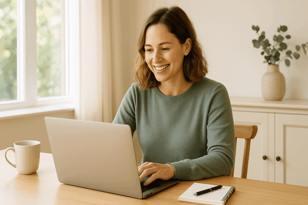 Mom making money at home